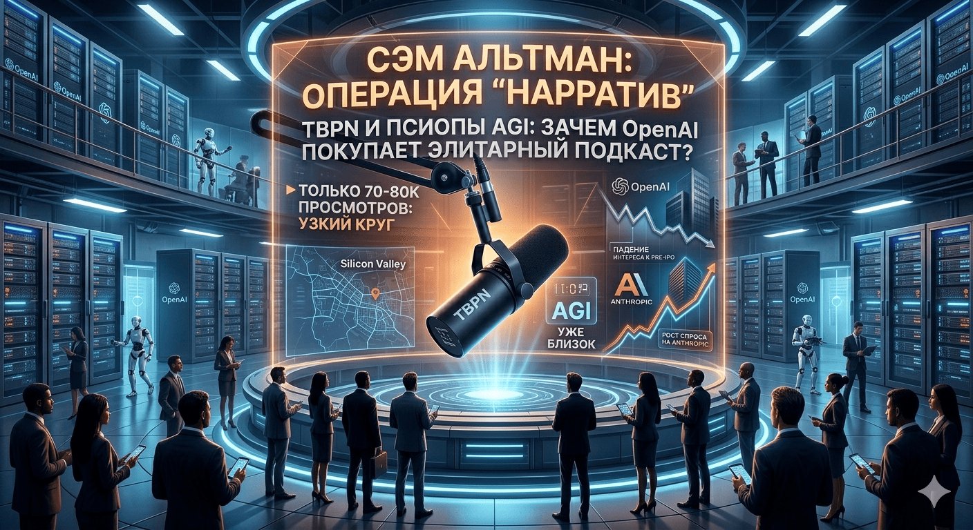 Псиопы Сэма Альтмана: Зачем OpenAI карманный подкаст?